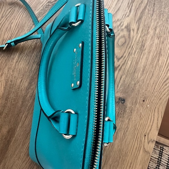 Kate Spade Sadie some satchel handbag turquoise - Picture 5 of 7